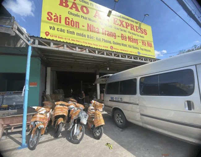 Gửi Xe Máy Sài Gòn đi Nghệ An: Bảo An Express 2 - 3 Từ 820,000 Bao Bọc Gửi xe máy Sài Gòn Nghệ An